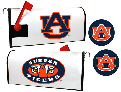 Auburn Tigers NCAA Officially Licensed Mailbox Cover & Sticker Set