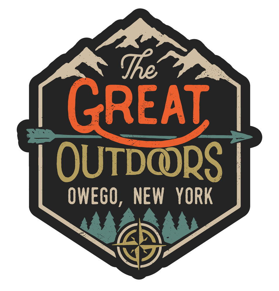 Owego New York Souvenir Decorative Stickers (Choose theme and size)