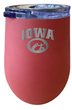 Load image into Gallery viewer, Iowa Hawkeyes NCAA Laser-Etched Wine Tumbler - 12oz  Stainless Steel Insulated Cup
