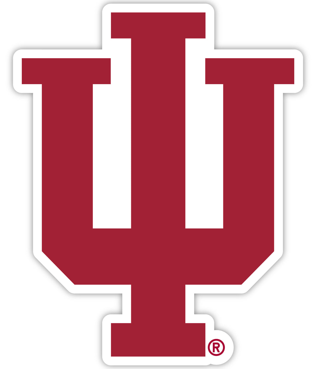 Indiana Hoosiers 2-Inch Mascot Logo NCAA Vinyl Decal Sticker for Fans, Students, and Alumni