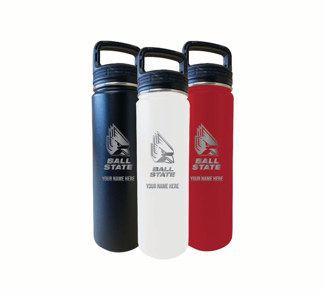 Ball State University 32oz Signature Series Steel Tumbler - Engraved with Personalized Text