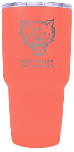 Fort Valley State University Premium Laser Engraved Tumbler - 24oz Stainless Steel Insulated Mug Choose Your Color.