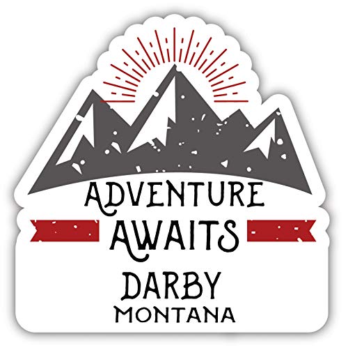 Darby Montana Souvenir Decorative Stickers (Choose theme and size)