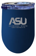 Load image into Gallery viewer, Alabama State University 12 oz Etched Insulated Wine Stainless Steel Tumbler - Choose Your Color
