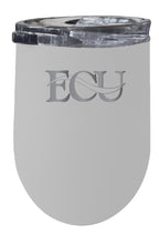 Load image into Gallery viewer, East Central University Tigers 12 oz Etched Insulated Wine Stainless Steel Tumbler - Choose Your Color
