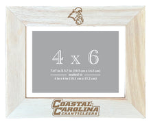Load image into Gallery viewer, Coastal Carolina University Wooden Photo Frame - Customizable 4 x 6 Inch - Elegant Matted Display for Memories
