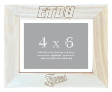 Load image into Gallery viewer, East Texas Baptist University Wooden Photo Frame - Customizable 4 x 6 Inch - Elegant Matted Display for Memories
