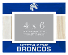 Load image into Gallery viewer, Fayetteville State University Wooden Photo Frame - Customizable 4 x 6 Inch - Elegant Matted Display for Memories
