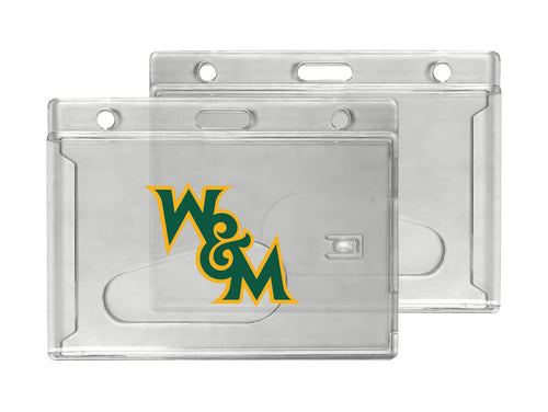 William and Mary Officially Licensed Clear View ID Holder - Collegiate Badge Protection