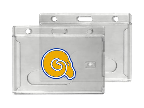 Albany State University Officially Licensed Clear View ID Holder - Collegiate Badge Protection