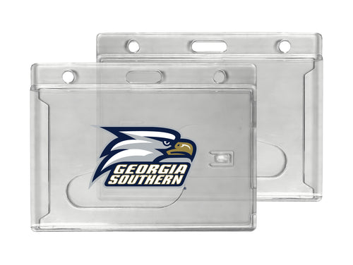 Georgia Southern Eagles Officially Licensed Clear View ID Holder - Collegiate Badge Protection