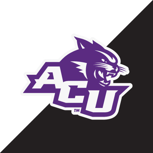 Abilene Christian University 2-Inch on one of its sides NCAA Durable School Spirit Vinyl Decal Sticker