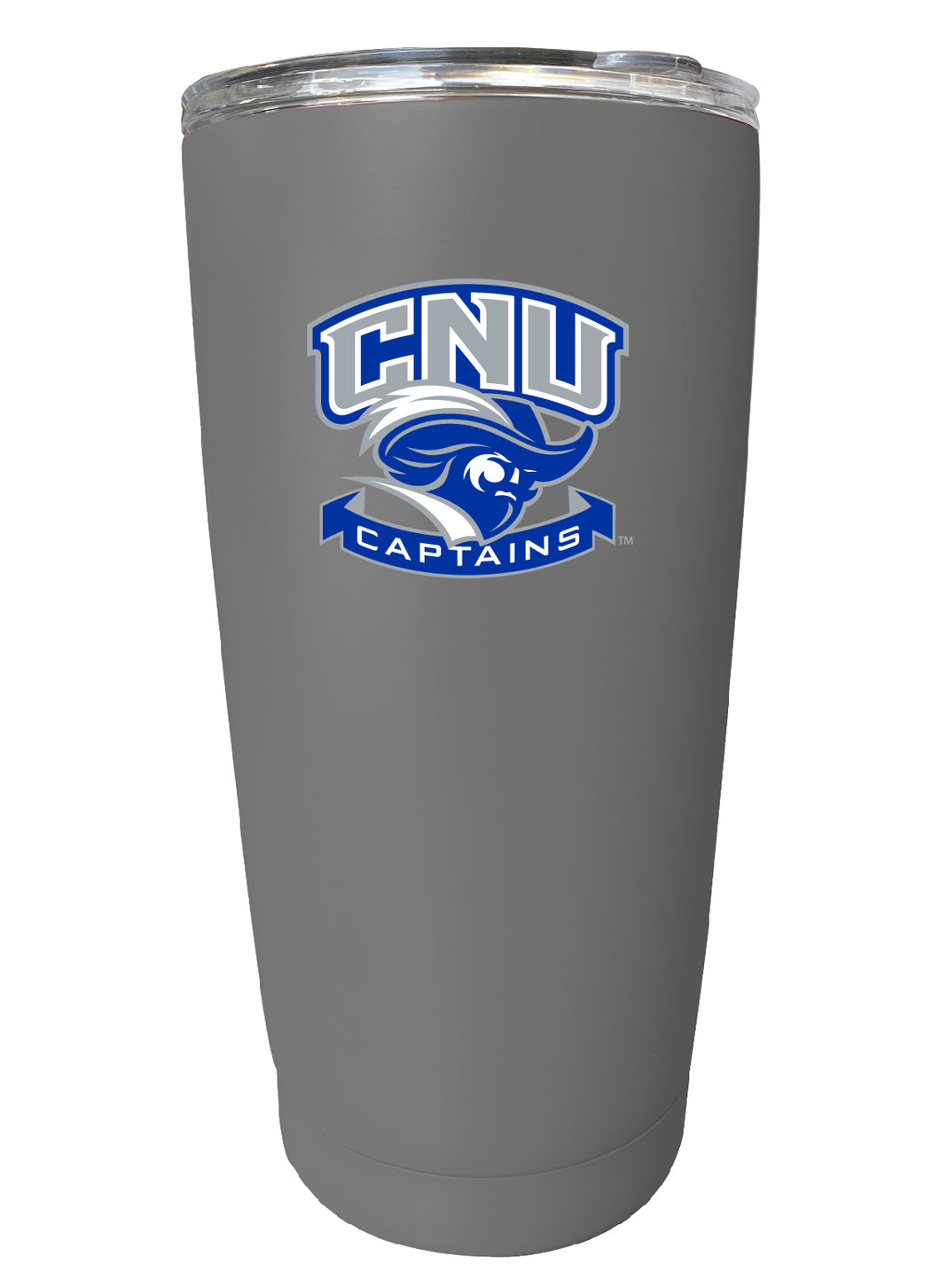 Christopher Newport Captains NCAA Insulated Tumbler - 16oz Stainless Steel Travel Mug 