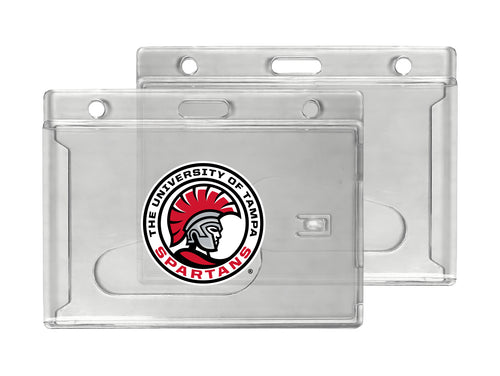 University of Tampa Spartans Officially Licensed Clear View ID Holder - Collegiate Badge Protection