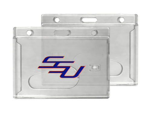 Savannah State University Officially Licensed Clear View ID Holder - Collegiate Badge Protection