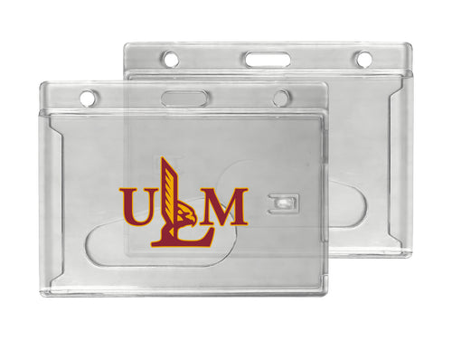 University of Louisiana Monroe Officially Licensed Clear View ID Holder - Collegiate Badge Protection