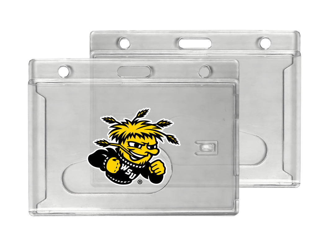 Wichita State Shockers Officially Licensed Clear View ID Holder - Collegiate Badge Protection