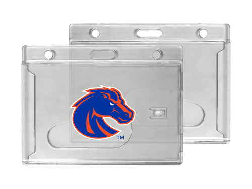 Boise State Broncos Officially Licensed Clear View ID Holder - Collegiate Badge Protection