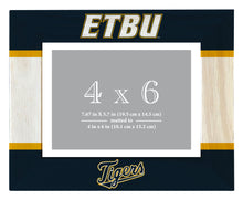 Load image into Gallery viewer, East Texas Baptist University Wooden Photo Frame - Customizable 4 x 6 Inch - Elegant Matted Display for Memories

