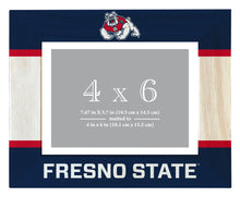 Load image into Gallery viewer, Fresno State Bulldogs Wooden Photo Frame - Customizable 4 x 6 Inch - Elegant Matted Display for Memories
