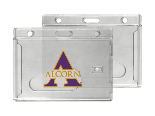 Alcorn State Braves Officially Licensed Clear View ID Holder - Collegiate Badge Protection