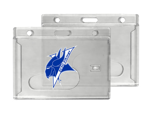 Elizabeth City State University Officially Licensed Clear View ID Holder - Collegiate Badge Protection