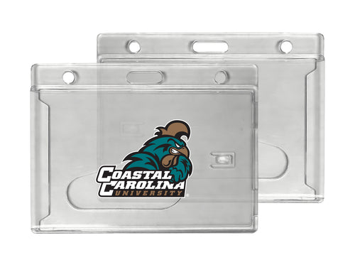 Coastal Carolina University Officially Licensed Clear View ID Holder - Collegiate Badge Protection