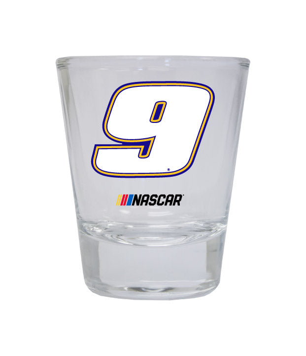 R and R Imports #9 Chase Elliott Officially Licensed Round Shot Glass