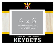 Load image into Gallery viewer, VMI Keydets Wooden Photo Frame - Customizable 4 x 6 Inch - Elegant Matted Display for Memories
