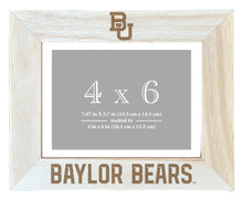 Load image into Gallery viewer, Baylor Bears Wooden Photo Frame - Customizable 4 x 6 Inch - Elegant Matted Display for Memories
