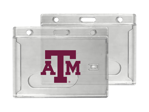Texas A&M Aggies Officially Licensed Clear View ID Holder - Collegiate Badge Protection
