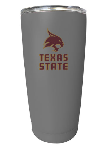 Texas State Bobcats NCAA Insulated Tumbler - 16oz Stainless Steel Travel Mug 