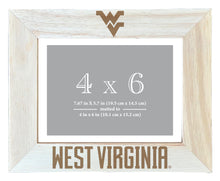 Load image into Gallery viewer, West Virginia Mountaineers Wooden Photo Frame - Customizable 4 x 6 Inch - Elegant Matted Display for Memories

