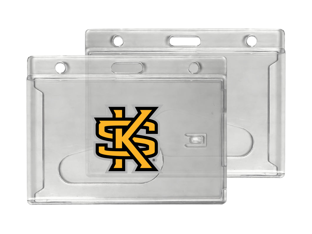 Kennesaw State University Officially Licensed Clear View ID Holder - Collegiate Badge Protection