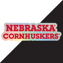 Load image into Gallery viewer, Nebraska Cornhuskers Choose Style and Size NCAA Vinyl Decal Sticker for Fans, Students, and Alumni
