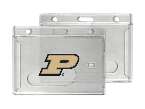 Purdue Boilermakers Officially Licensed Clear View ID Holder - Collegiate Badge Protection