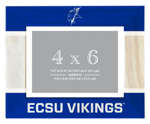 Load image into Gallery viewer, Elizabeth City State University Wooden Photo Frame - Customizable 4 x 6 Inch - Elegant Matted Display for Memories
