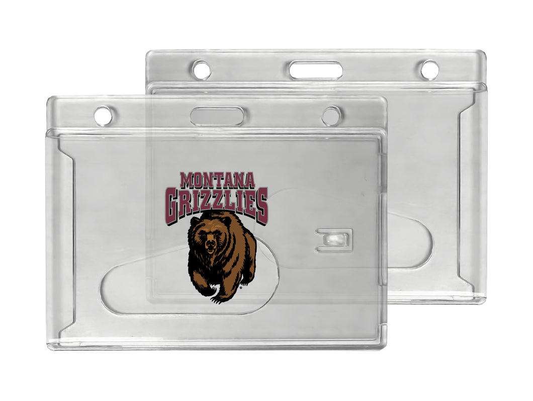 Montana University Officially Licensed Clear View ID Holder - Collegiate Badge Protection