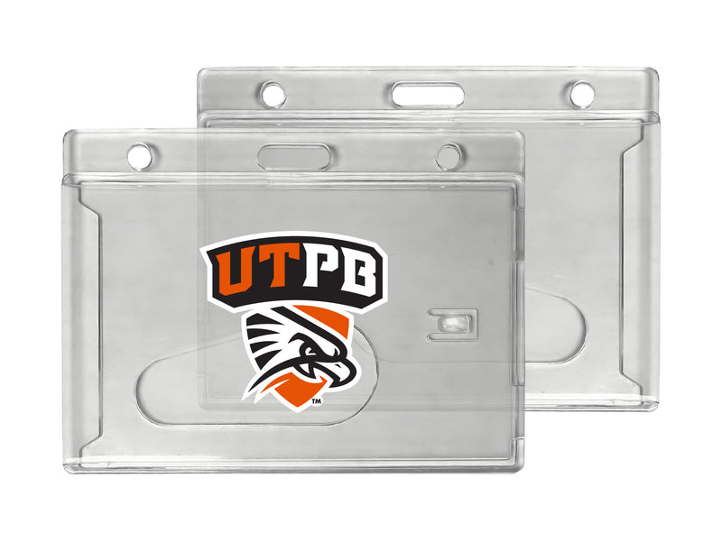 University of Texas of the Permian Basin Officially Licensed Clear View ID Holder - Collegiate Badge Protection