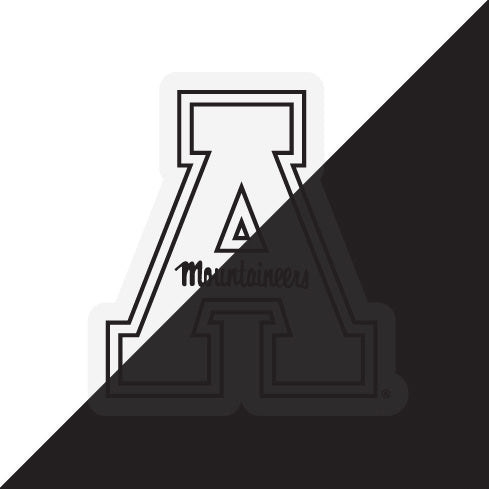 Appalachian State Choose Style and Size NCAA Vinyl Decal Sticker for Fans, Students, and Alumni