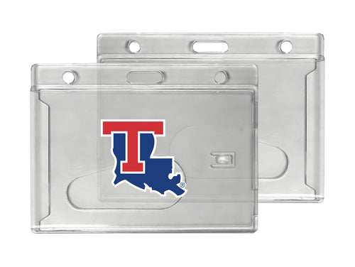 Louisiana Tech Bulldogs Officially Licensed Clear View ID Holder - Collegiate Badge Protection