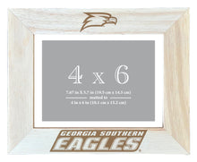 Load image into Gallery viewer, Georgia Southern Eagles Wooden Photo Frame - Customizable 4 x 6 Inch - Elegant Matted Display for Memories
