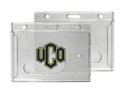 University of Central Oklahoma Bronchos Officially Licensed Clear View ID Holder - Collegiate Badge Protection