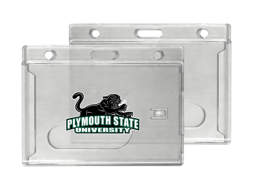 Plymouth State University Officially Licensed Clear View ID Holder - Collegiate Badge Protection