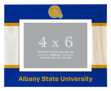 Load image into Gallery viewer, Albany State University Wooden Photo Frame - Customizable 4 x 6 Inch - Elegant Matted Display for Memories
