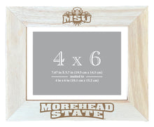 Load image into Gallery viewer, Morehead State University Wooden Photo Frame - Customizable 4 x 6 Inch - Elegant Matted Display for Memories
