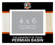Load image into Gallery viewer, University of Texas of the Permian Basin Wooden Photo Frame - Customizable 4 x 6 Inch - Elegant Matted Display for Memories
