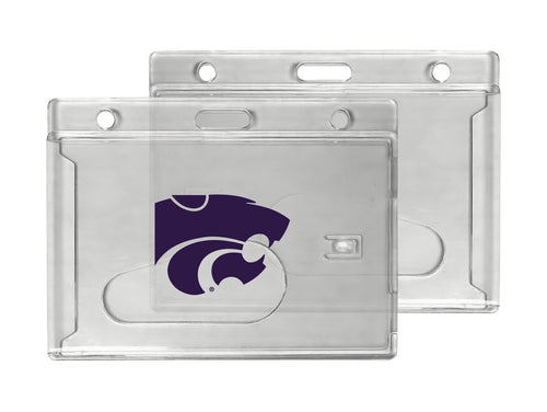 Kansas State Wildcats Officially Licensed Clear View ID Holder - Collegiate Badge Protection