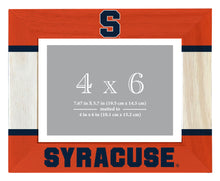 Load image into Gallery viewer, Syracuse Orange Wooden Photo Frame - Customizable 4 x 6 Inch - Elegant Matted Display for Memories
