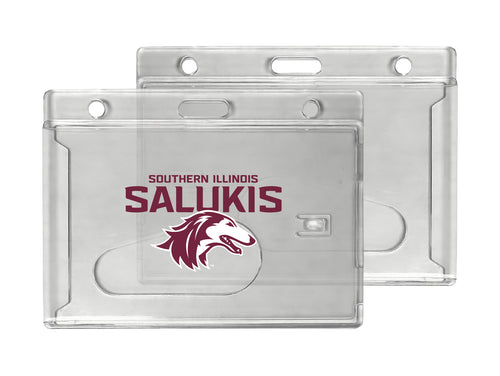 Southern Illinois Salukis Officially Licensed Clear View ID Holder - Collegiate Badge Protection